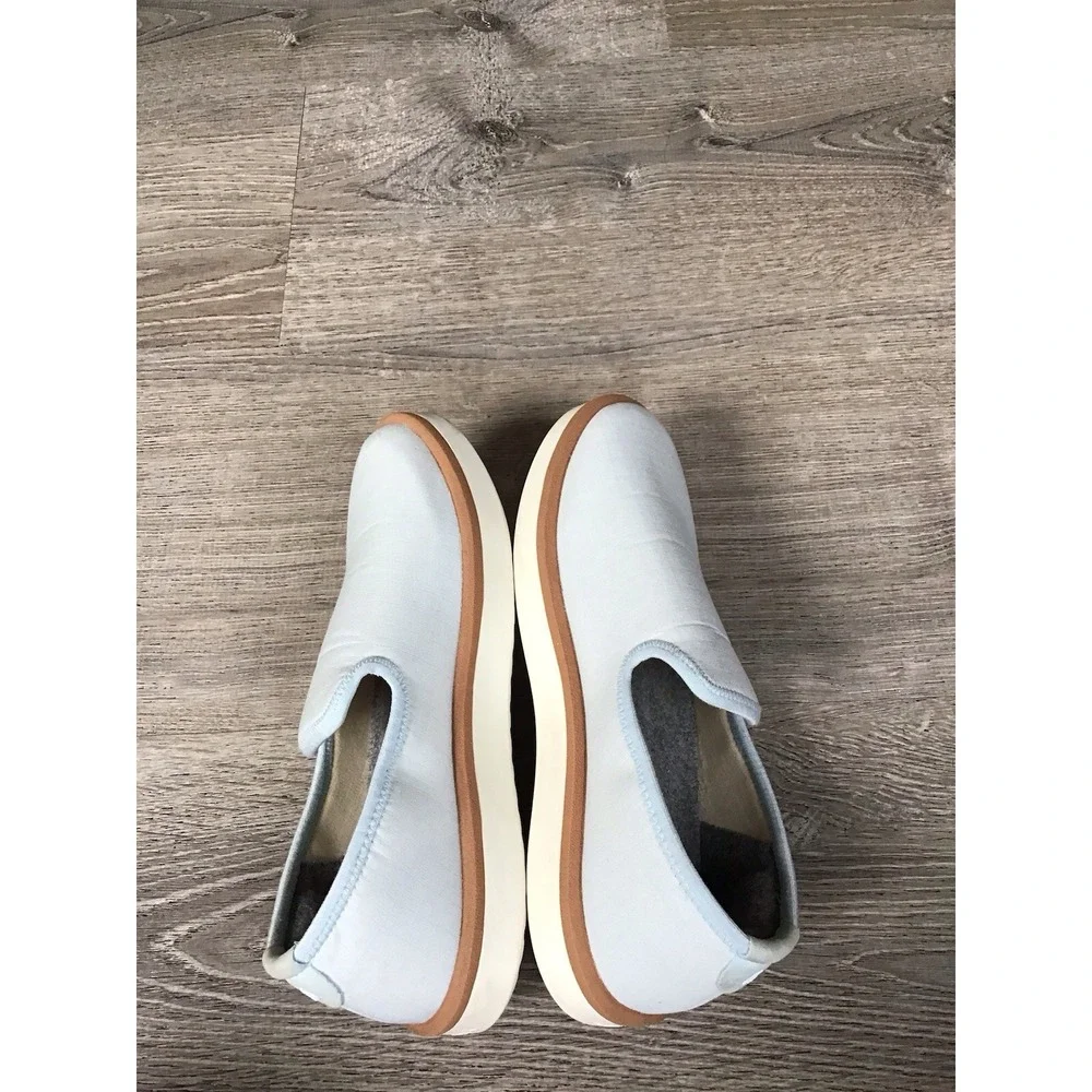 Allbirds Wool Loungers Woven Slip On Shoes Slippers Women's Size 7 Light Blue
